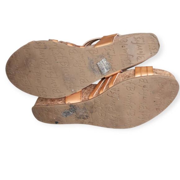 BLOWFISH MALIBU TAN WEDGE SANDAL SZ.7.5 GUC. - Picture 7 of 9